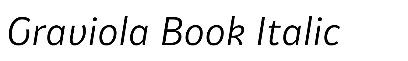Graviola Book Italic
